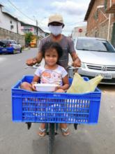 People Young and Old Receiving MSMC Meals