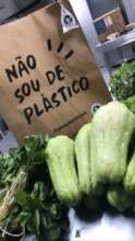 Delivery done in paper bags - no plastic here!