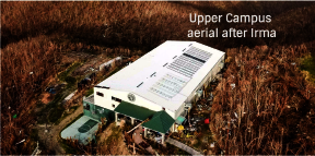 Post-Hurricane Image of the school