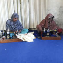 Sewing provides income