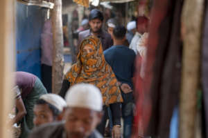 Sajeda shops in Kutupalong Refugee Camp.