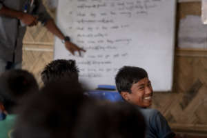 Thanks to you, Monsur is in school again!