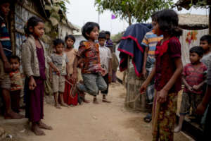 Because of you Rohingya children can play again!