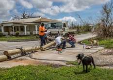 Connecting utilities to Barbudan homes