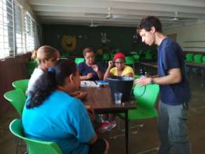 Installing water filters!