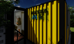 Rendering of a future Casa de Salud