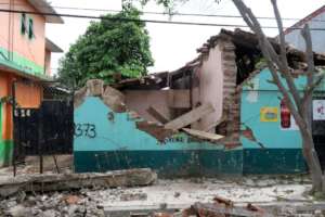 Damage from the September 7 earthquake in Ixtepec