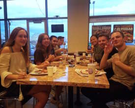 GlobeMed members at one of our fundraisers