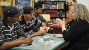 Art workshops were provided to various communities