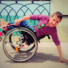 Active Kid on Wheels