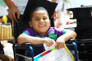 Mahmoud attending school now
