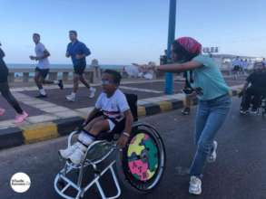 Mohamed Competing in a Marathon