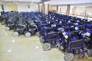 200 electric wheelchairs in 2 days