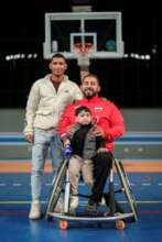 Ahmed with his gorgeous familly