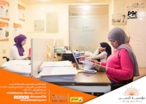 Active worker on wheels