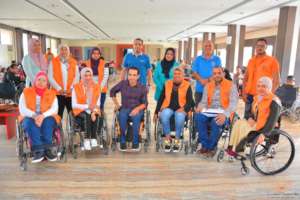 Our esteemed team of wheelchair users