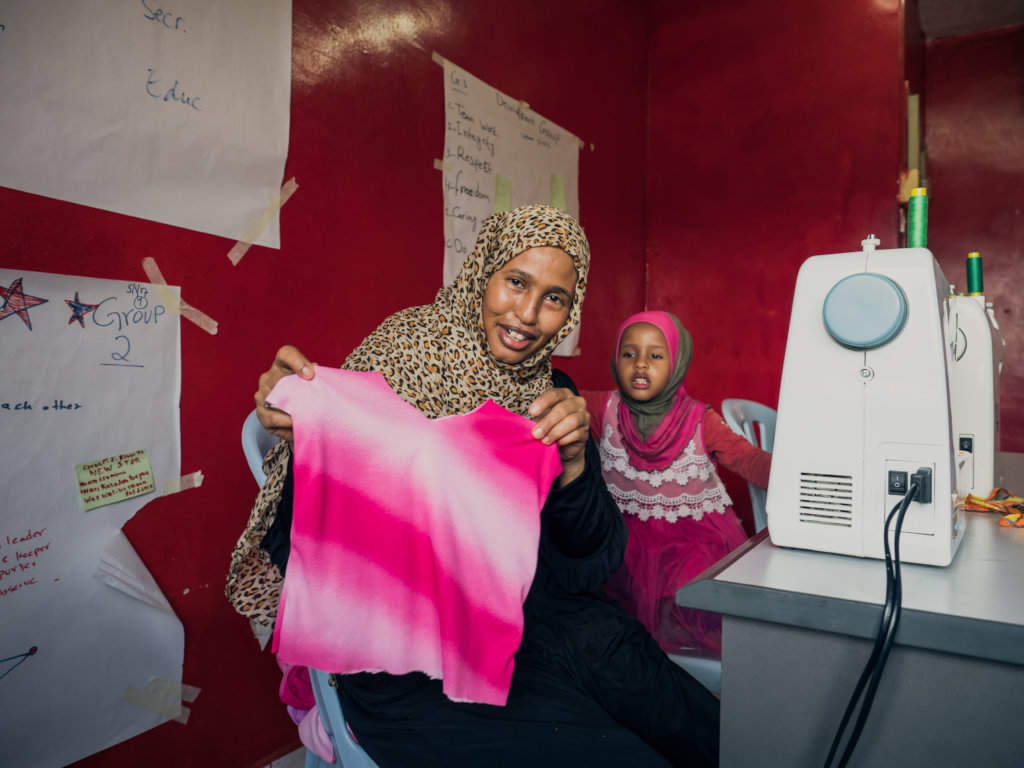 Tailoring training for Somali refugee women