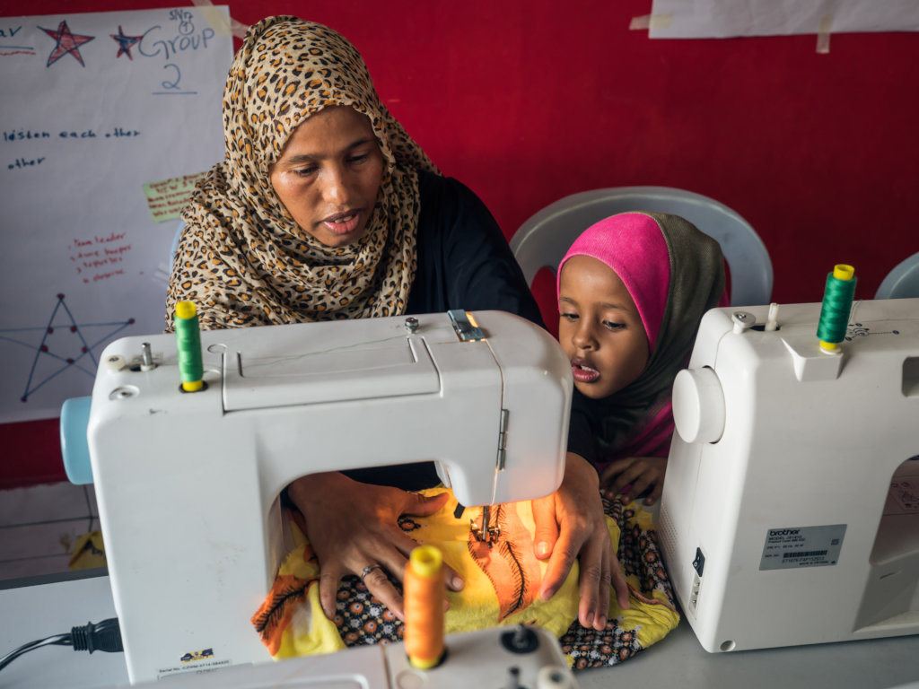 Tailoring training for Somali refugee women