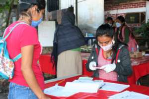 723 families during food distribution 6-10 July