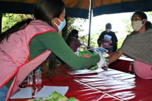 723 families during food distribution 6-10 July
