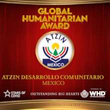 Atzin Award from World Humanitarian Drive - Covid