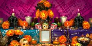 Honouring the departed with an abundant alter