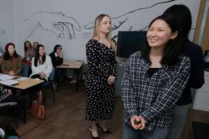 A practical demonstration during one session