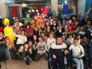 Having fun at the New Year party