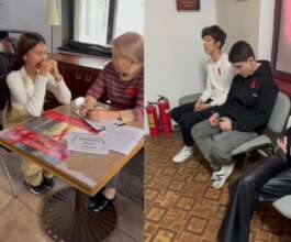 Students at the recent event