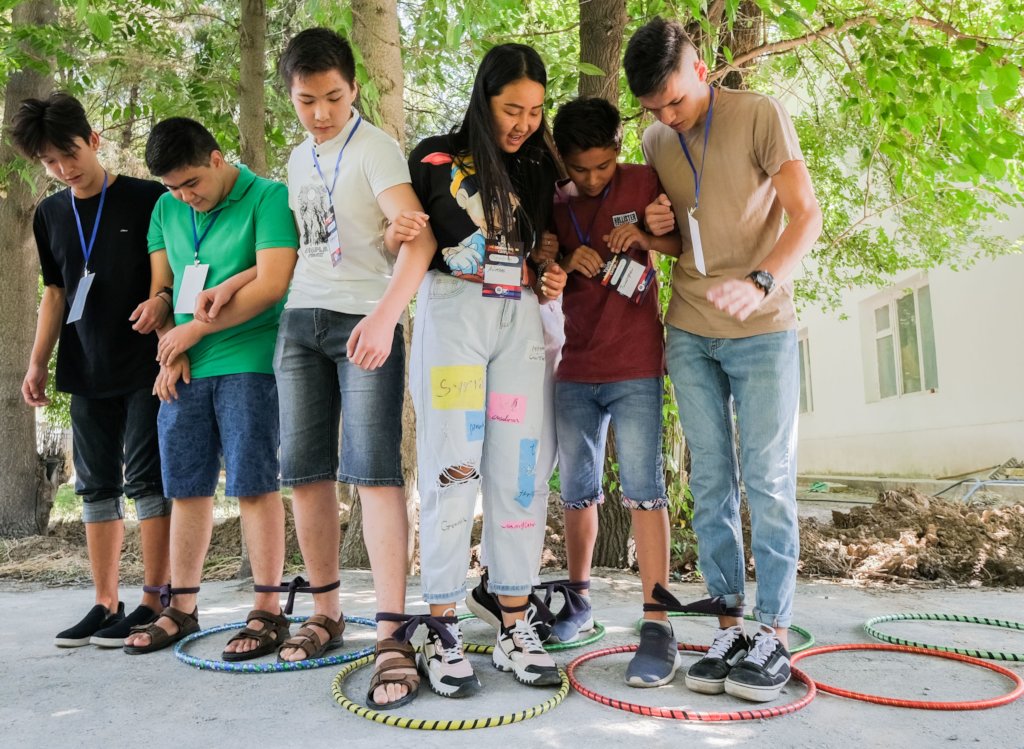 Team games required a lot of ... well, teamwork!