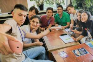 Making new friends was just as important