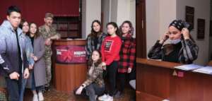 Some recent visitors to our AIDS Xperience