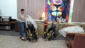 Checking the equipment