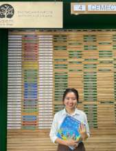 The board listing all our English courses