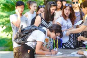 Signing up for the event of the summer