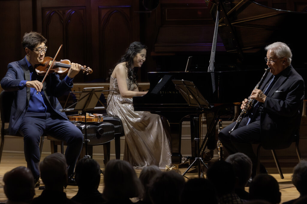 Soovin Kim, Gloria Chien, and David Shifrin