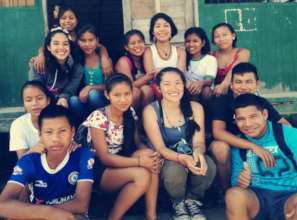 Youth in Paoyhan with our Hip Hop Facilitators