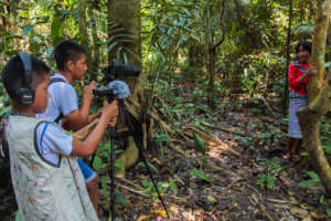 Filming in the Forest