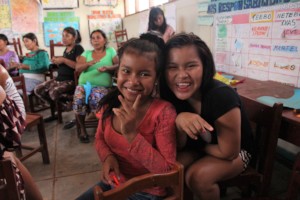 Youth participate in intergenerational workshop