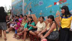 Mothers waiting for their turn