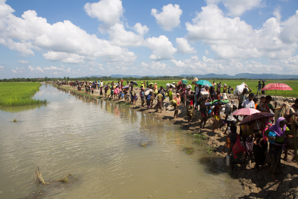 Humanitarian aid for Rohingya families
