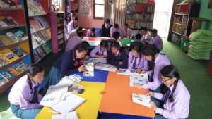 children enjoy pictorial books