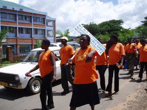 participants marching against abuse by police