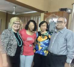 During one of my visits to A's Safe House.