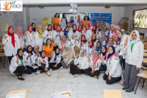 Girl Scout leaders in Egypt
