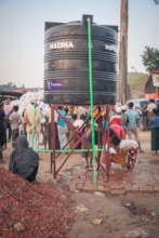 Water tank for safe drinking water