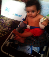 Marwa during a follow-up appointment.