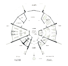 Floor Plan for Indian Cultural Center