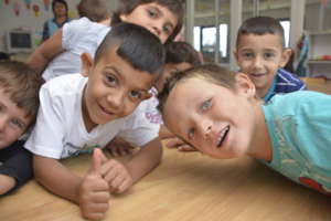 Kindergarten Boys at Amaro Tan School