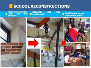 School reconstruction progress